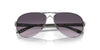 Oakley Feedback OO4079 Polished Chrome/Prizm Grey Gradient #colour_polished-chrome-prizm-grey-gradient