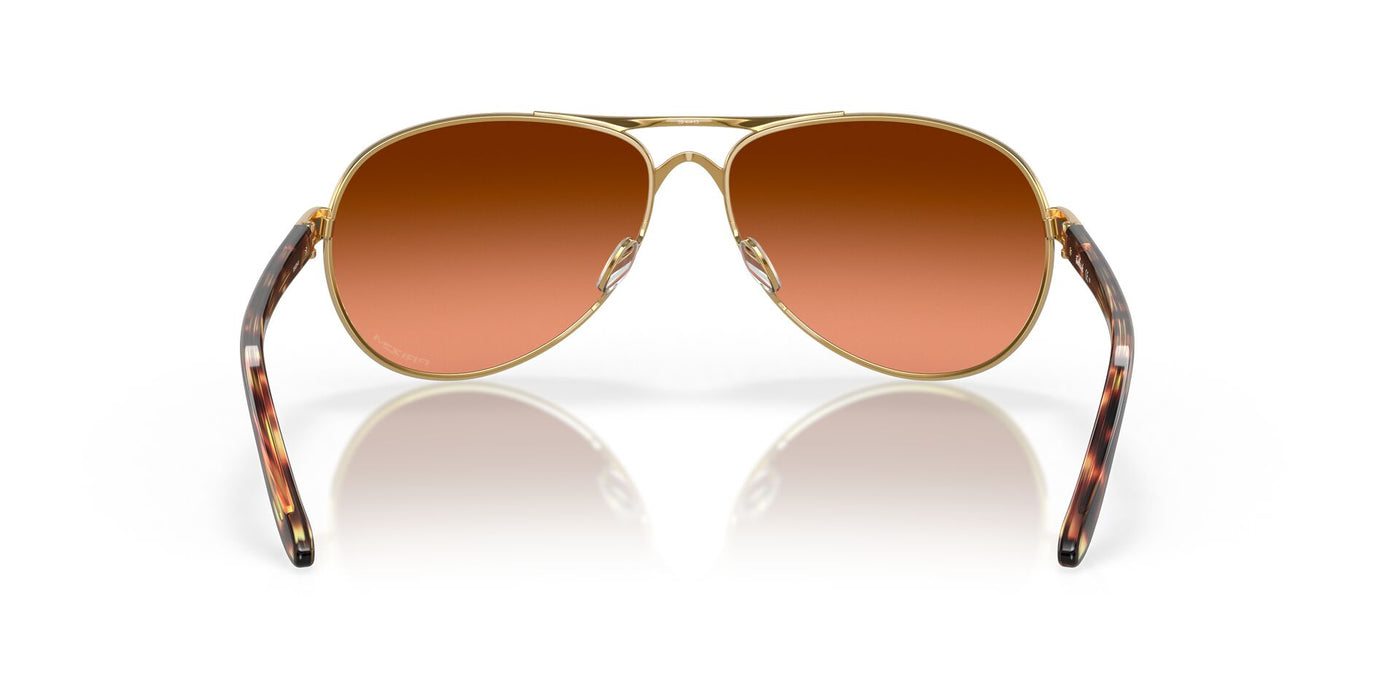 Oakley Feedback OO4079 Polished Gold/Prizm Brown Gradient #colour_polished-gold-prizm-brown-gradient