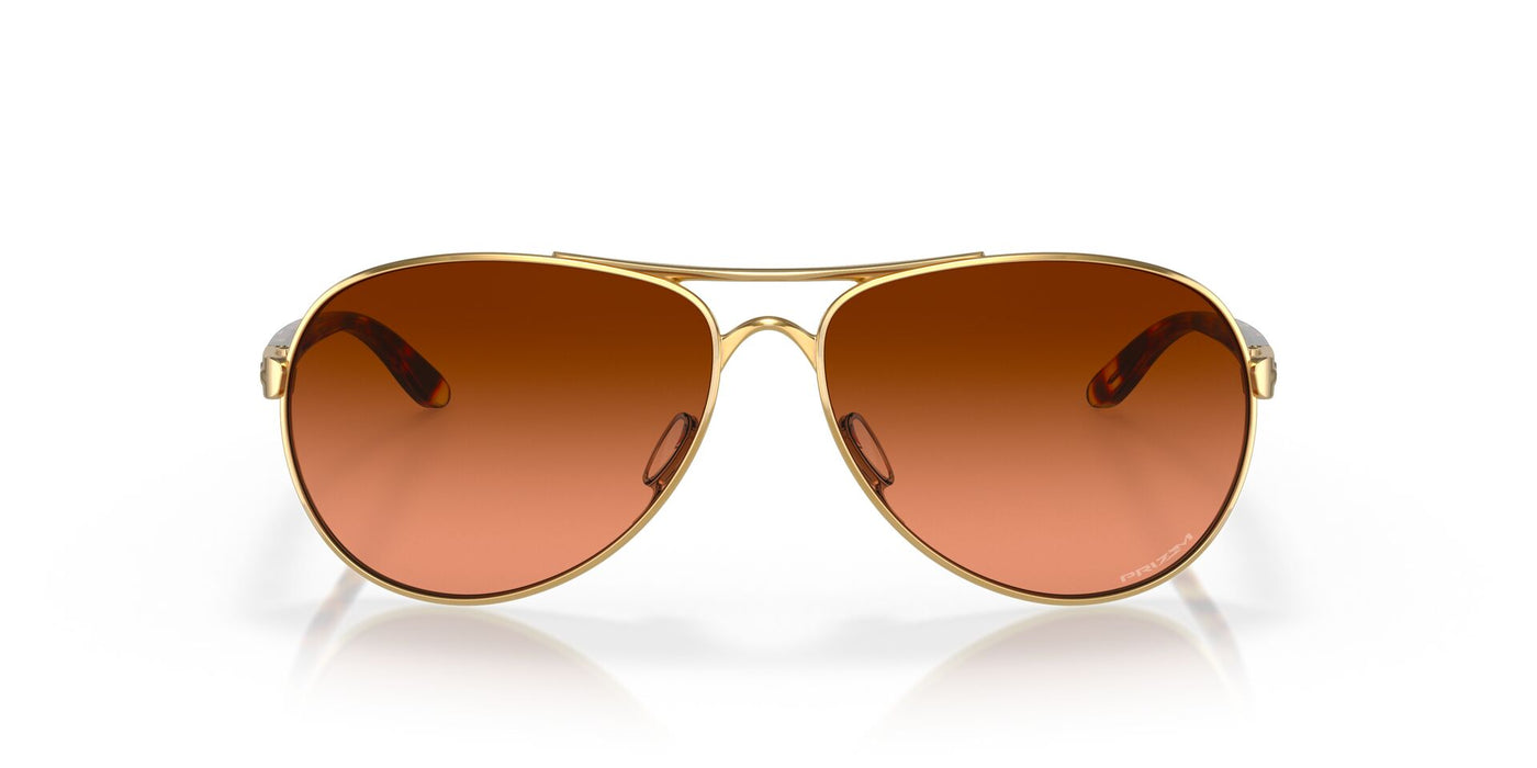 Oakley Feedback OO4079 Polished Gold/Prizm Brown Gradient #colour_polished-gold-prizm-brown-gradient