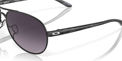 Oakley Feedback OO4079 Satin Black/Prizm Grey Gradient #colour_satin-black-prizm-grey-gradient