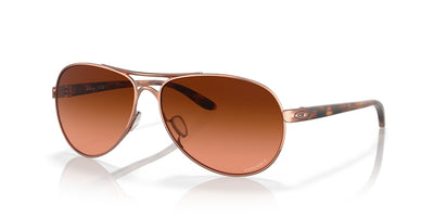 Oakley Feedback OO4079 Rose Gold/Prizm Brown Gradient #colour_rose-gold-prizm-brown-gradient