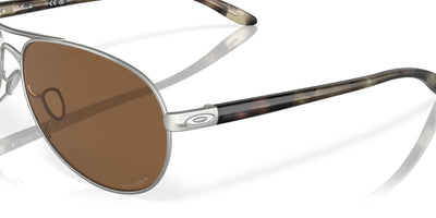 Oakley Feedback OO4079 Satin Chrome/Prizm Bronze #colour_satin-chrome-prizm-bronze