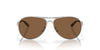 Oakley Feedback OO4079 Satin Chrome/Prizm Bronze #colour_satin-chrome-prizm-bronze