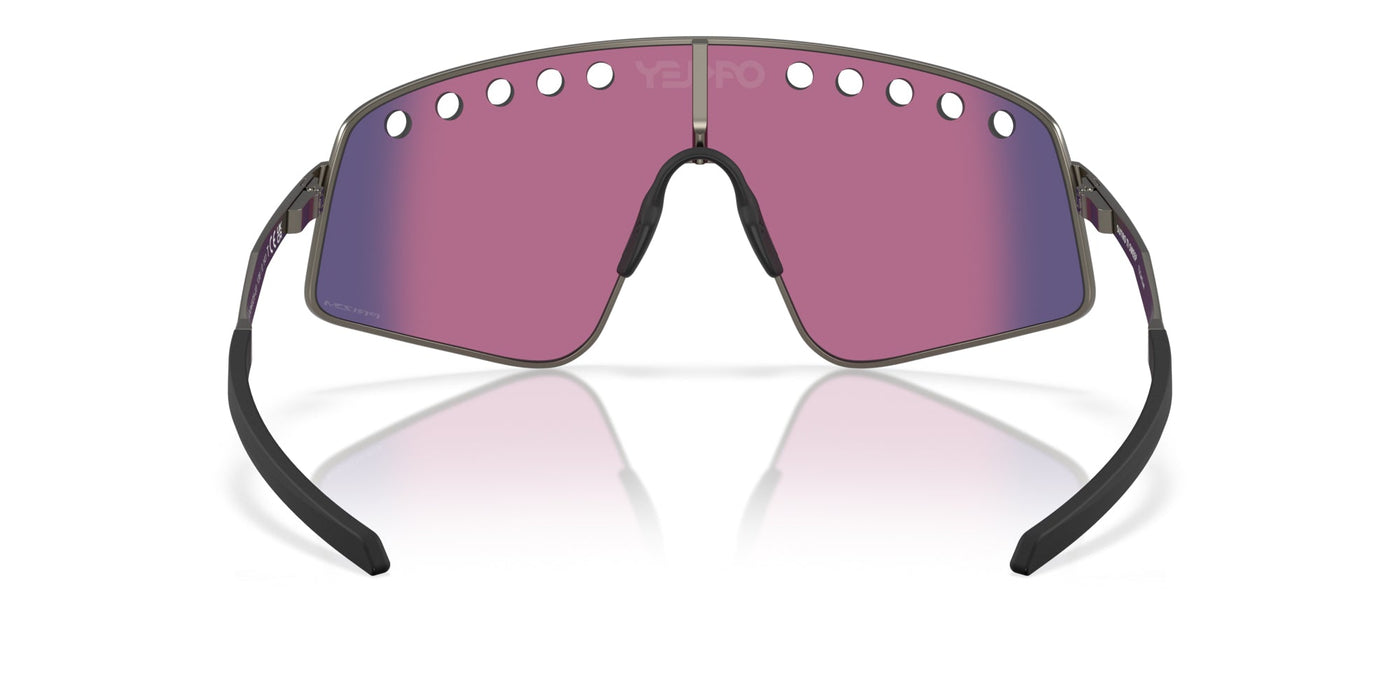 Oakley Sutro TI Sweep OO6025 Matte Gunmetal/Prizm Road #colour_matte-gunmetal-prizm-road