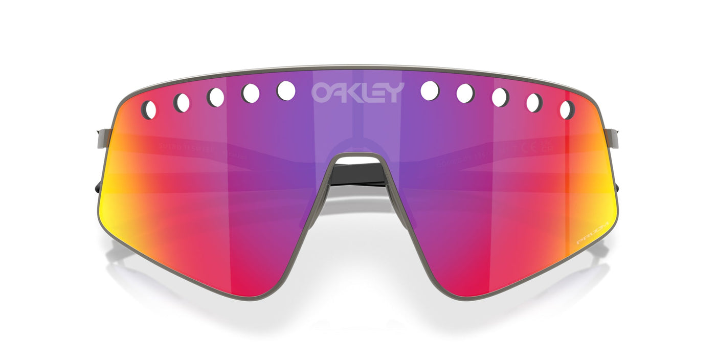 Oakley Sutro TI Sweep OO6025 Matte Gunmetal/Prizm Road #colour_matte-gunmetal-prizm-road