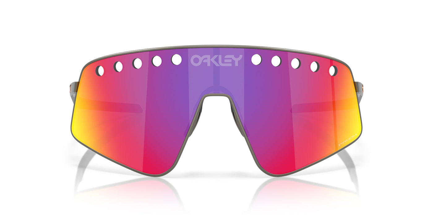 Oakley Sutro TI Sweep OO6025 Matte Gunmetal/Prizm Road #colour_matte-gunmetal-prizm-road