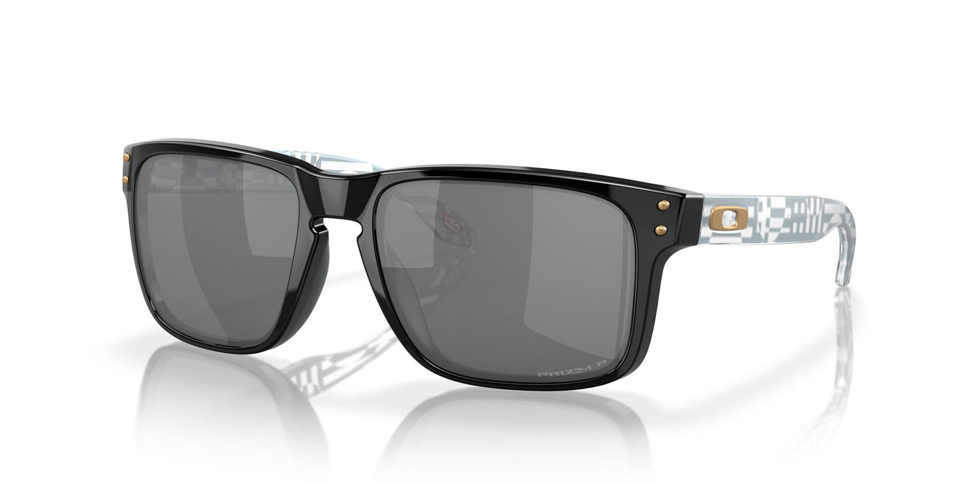 Oakley Holbrook OO9102 Black/Prizm Black Polarised #colour_black-prizm-black-polarised