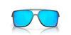 Oakley Castel OO9147 Matte Silver/Blue Colorshift/Prizm Sapphire #colour_matte-silver-blue-colorshift-prizm-sapphire