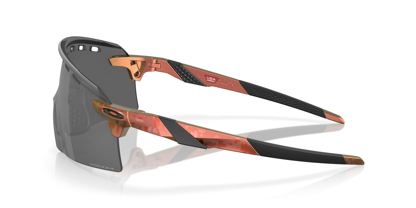 Oakley Encoder Strike Vented OO9235 Matte Red/Gold Colorshift/Prizm Black #colour_matte-red-gold-colorshift-prizm-black