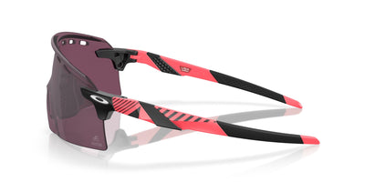 Oakley Encoder Strike Vented OO9235 Pink Stripes/Prizm Road Black #colour_pink-stripes-prizm-road-black