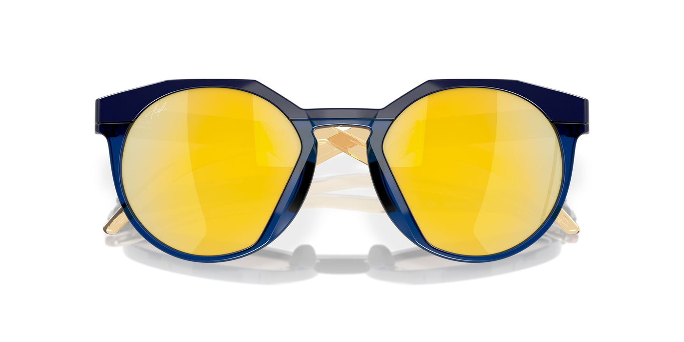 Oakley HSTN OO9242 Navy/Transparent Blue/Prizm 24K Polarised #colour_navy-transparent-blue-prizm-24k-polarised