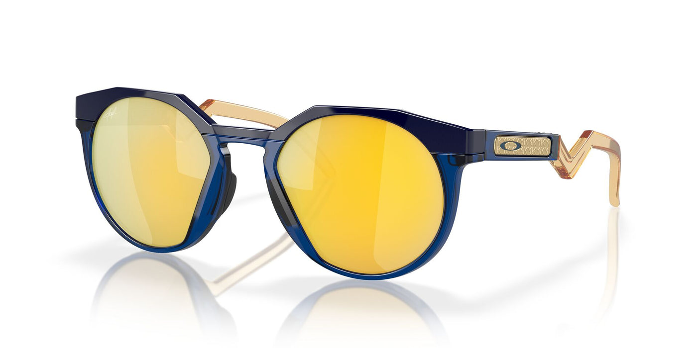 Oakley HSTN OO9242 Navy/Transparent Blue/Prizm 24K Polarised #colour_navy-transparent-blue-prizm-24k-polarised