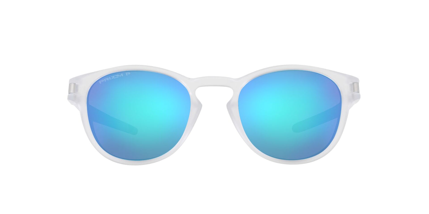 Oakley Latch OO9265 Matte Clear/Prizm Sapphire Polarised #colour_matte-clear-prizm-sapphire-polarised