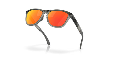 Oakley Frogskins Range OO9284 Matte Grey Smoke/Grey Ink/Prizm Ruby #colour_matte-grey-smoke-grey-ink-prizm-ruby