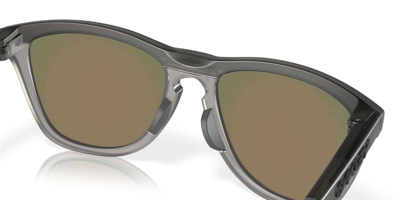 Oakley Frogskins Range OO9284 Matte Grey Smoke/Grey Ink/Prizm Ruby #colour_matte-grey-smoke-grey-ink-prizm-ruby