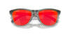 Oakley Frogskins Range OO9284 Matte Grey Smoke/Grey Ink/Prizm Ruby #colour_matte-grey-smoke-grey-ink-prizm-ruby