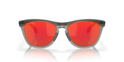 Oakley Frogskins Range OO9284 Matte Grey Smoke/Grey Ink/Prizm Ruby #colour_matte-grey-smoke-grey-ink-prizm-ruby