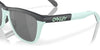 Oakley Frogskins Range OO9284 Matte Carbon/Blue Milkshake/Prizm Black #colour_matte-carbon-blue-milkshake-prizm-black