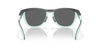 Oakley Frogskins Range OO9284 Matte Carbon/Blue Milkshake/Prizm Black #colour_matte-carbon-blue-milkshake-prizm-black