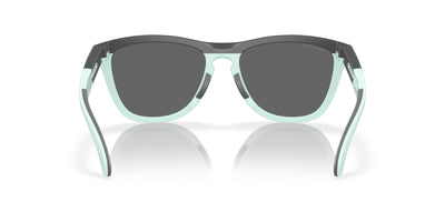 Oakley Frogskins Range OO9284 Matte Carbon/Blue Milkshake/Prizm Black #colour_matte-carbon-blue-milkshake-prizm-black