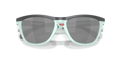 Oakley Frogskins Range OO9284 Matte Carbon/Blue Milkshake/Prizm Black #colour_matte-carbon-blue-milkshake-prizm-black