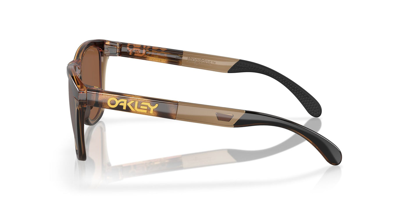 Oakley Frogskins Range OO9284 Brown Tortoise/Brown Smoke/Prizm Tungsten Polarised #colour_brown-tortoise-brown-smoke-prizm-tungsten-polarised