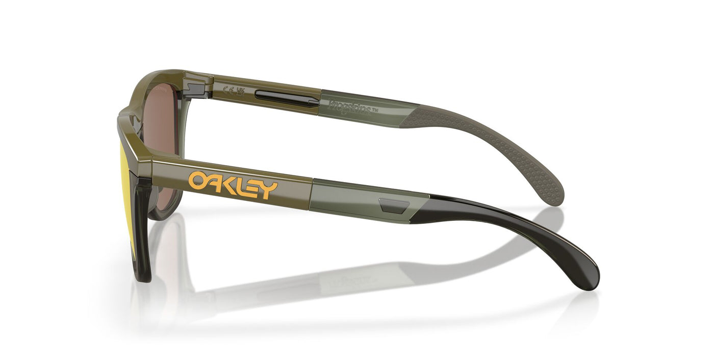 Oakley Frogskins Range OO9284 Dark Brush/Prizm 24K Polarised #colour_dark-brush-prizm-24k-polarised