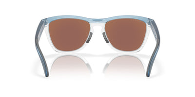 Oakley Frogskins Range OO9284 Transparent Stonewash/Prizm Deep Water Polarised #colour_transparent-stonewash-prizm-deep-water-polarised