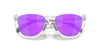 Oakley Frogskins Range OO9284 Matte Clear/Prizm Violet #colour_matte-clear-prizm-violet