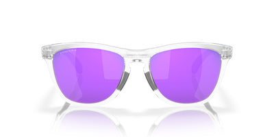 Oakley Frogskins Range OO9284 Matte Clear/Prizm Violet #colour_matte-clear-prizm-violet
