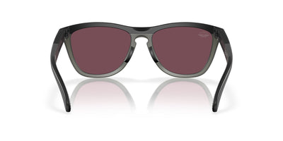 Oakley Frogskins Range OO9284 Matte Black/Matte Grey Smoke/Prizm Road #colour_matte-black-matte-grey-smoke-prizm-road