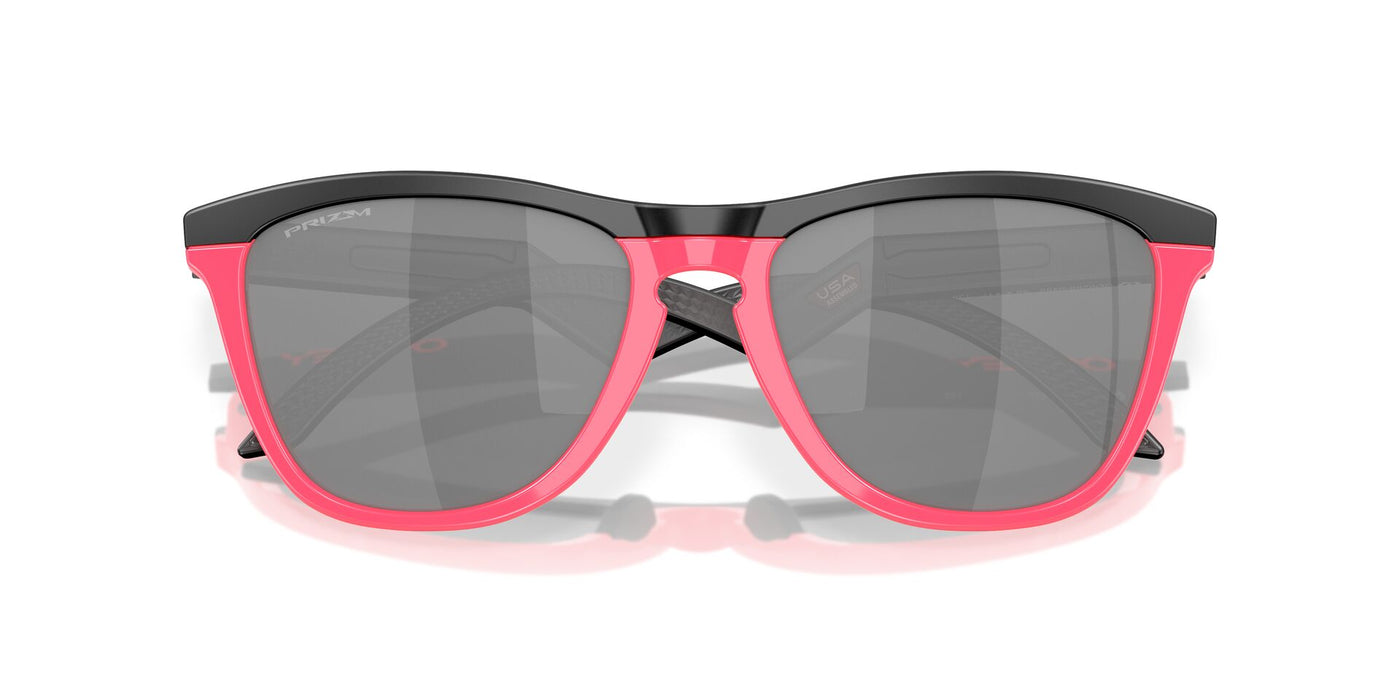 Oakley Frogskins Hybrid OO9289 Matte Black/Neon Pink/Prizm Black #colour_matte-black-neon-pink-prizm-black