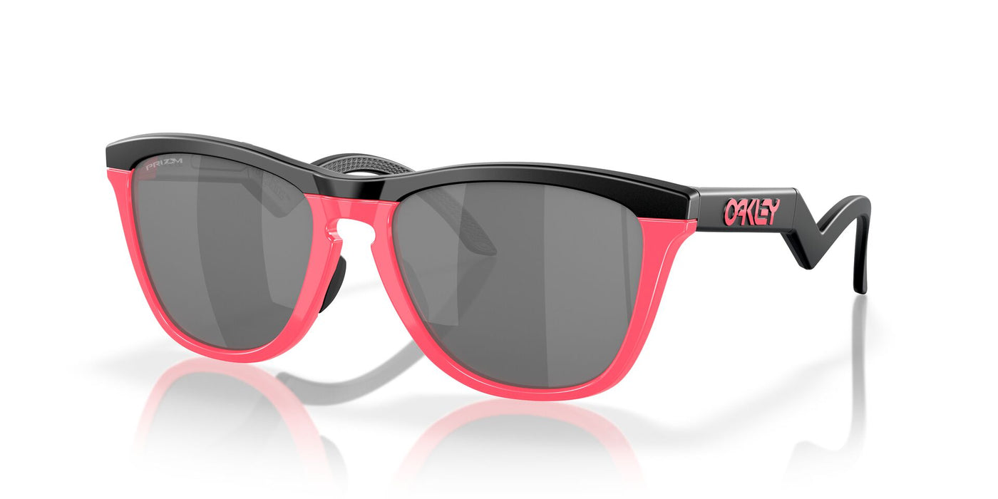 Oakley Frogskins Hybrid OO9289 Matte Black/Neon Pink/Prizm Black #colour_matte-black-neon-pink-prizm-black