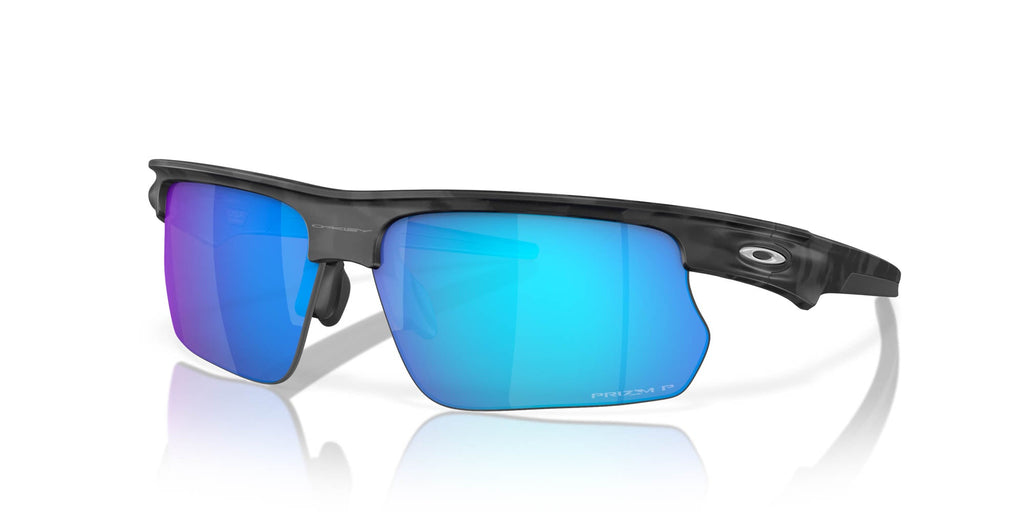 Oakley Bisphaera OO9400 Matte Grey Camo/Prizm Sapphire Polarised #colour_matte-grey-camo-prizm-sapphire-polarised