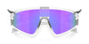 Oakley Latch Panel OO9404 Matte Clear/Prizm Violet #colour_matte-clear-prizm-violet