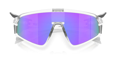 Oakley Latch Panel OO9404 Matte Clear/Prizm Violet #colour_matte-clear-prizm-violet