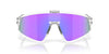 Oakley Latch Panel OO9404 Matte Clear/Prizm Violet #colour_matte-clear-prizm-violet