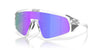 Oakley Latch Panel OO9404 Matte Clear/Prizm Violet #colour_matte-clear-prizm-violet