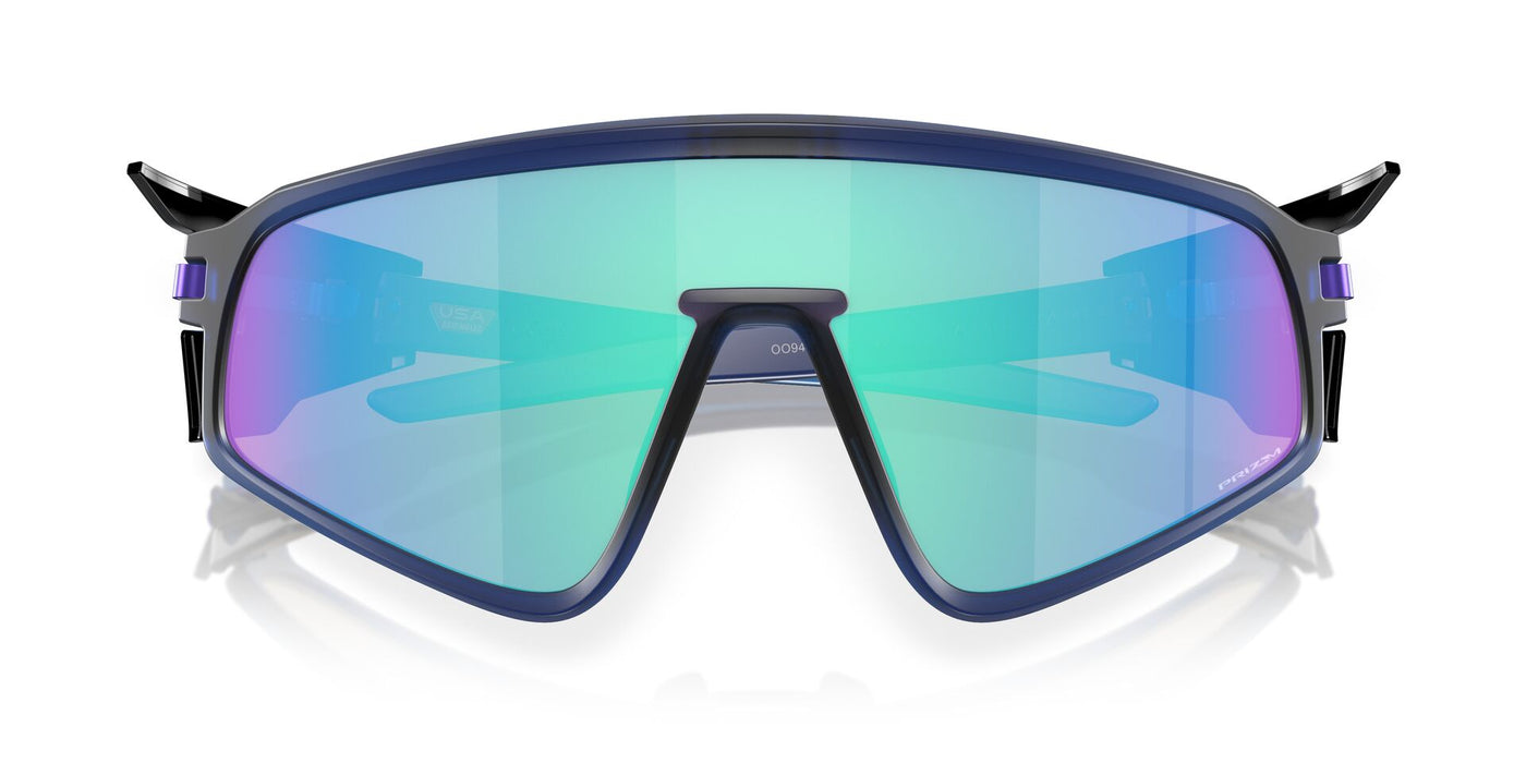 Oakley Latch Panel OO9404 Matte Transparent Navy/Prizm Sapphire #colour_matte-transparent-navy-prizm-sapphire