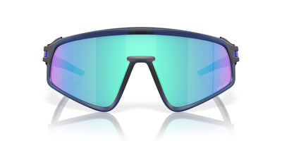 Oakley Latch Panel OO9404 Matte Transparent Navy/Prizm Sapphire #colour_matte-transparent-navy-prizm-sapphire