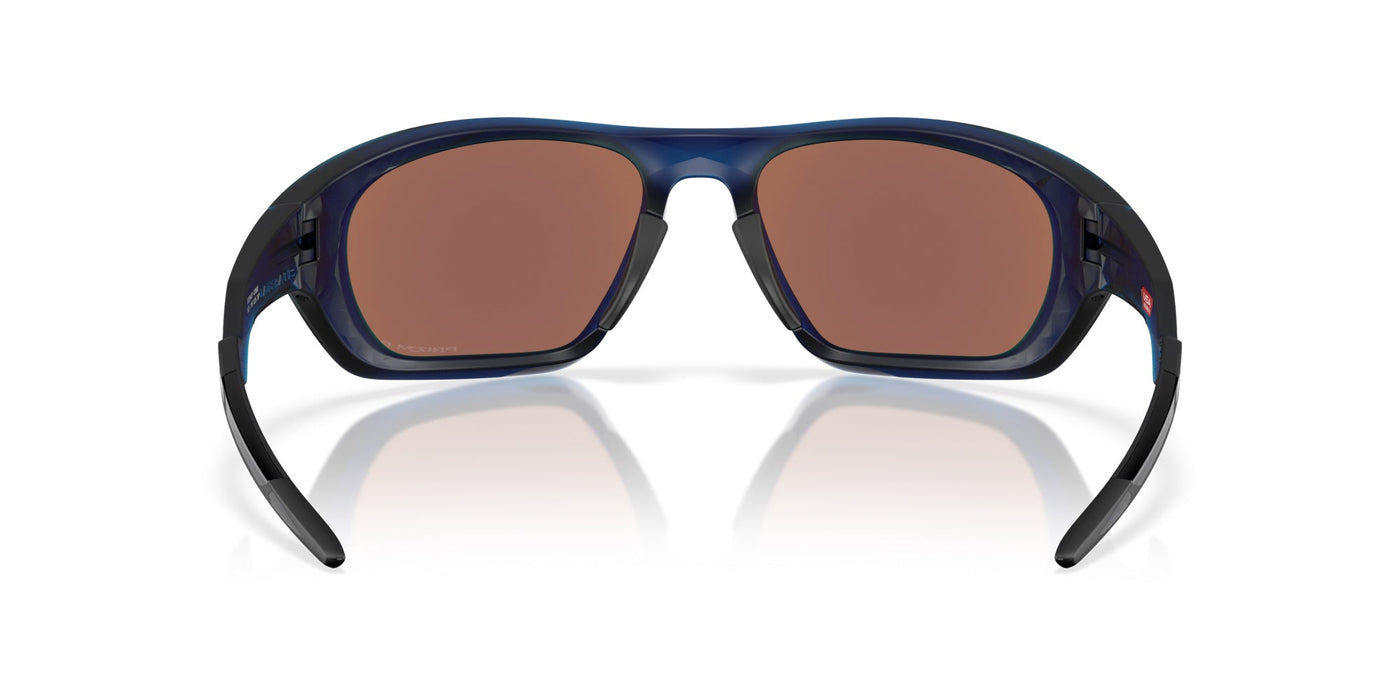 Oakley Lateralis OO9431 Matte Transparent Blue/Prizm Deep Water Polarised #colour_matte-transparent-blue-prizm-deep-water-polarised