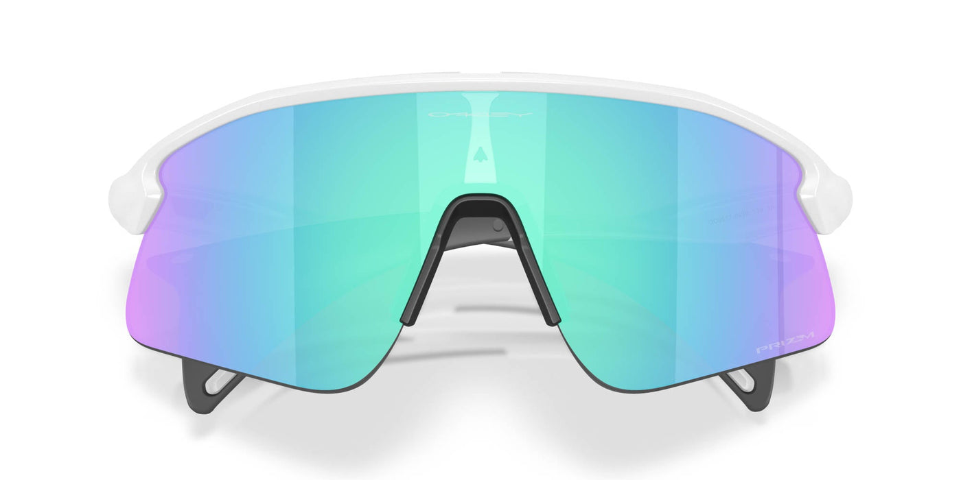Oakley Stunt Devil OO9517 Matte White/Prizm Sapphire #colour_matte-white-prizm-sapphire
