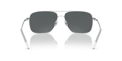 Oliver Peoples Clifton OV1150S Silver/Dark Grey Polarised #colour_silver-dark-grey-polarised