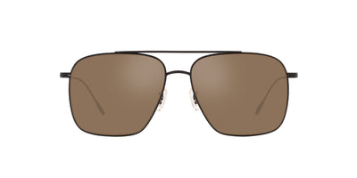 Oliver Peoples Dresner OV1320ST Matte Black/Cognac Mirror #colour_matte-black-cognac-mirror