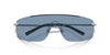 Oliver Peoples R-5 OV1344S Blue Ash/Brushed Silver Mirror #colour_blue-ash-brushed-silver-mirror