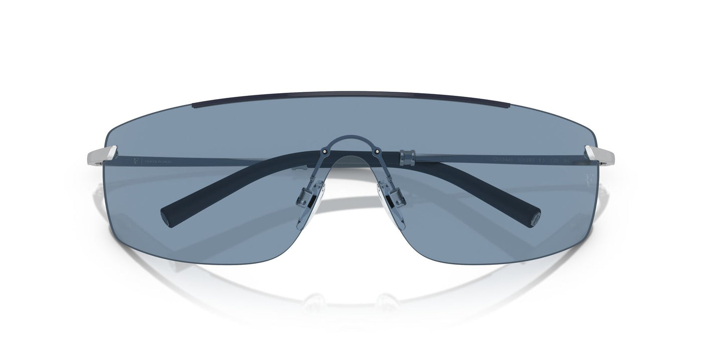 Oliver Peoples R-5 OV1344S Blue Ash/Brushed Silver Mirror #colour_blue-ash-brushed-silver-mirror