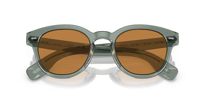 Oliver Peoples Cary Grant OV5413SU Dusty Aqua/Cognac #colour_dusty-aqua-cognac