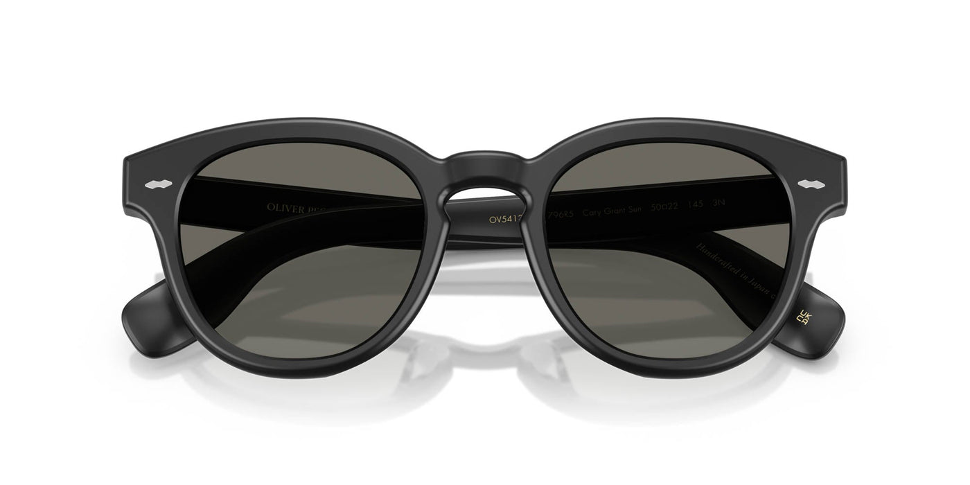 Oliver Peoples Cary Grant Sun OV5413SU Semi Matte Black/Carbon Grey #colour_semi-matte-black-carbon-grey