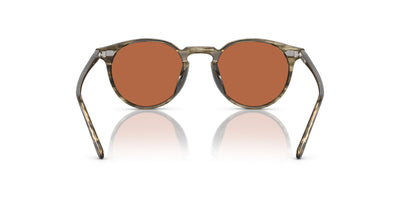 Oliver Peoples N.02 SUN OV5529SU Soft Olive Bark/Persimmon #colour_soft-olive-bark-persimmon