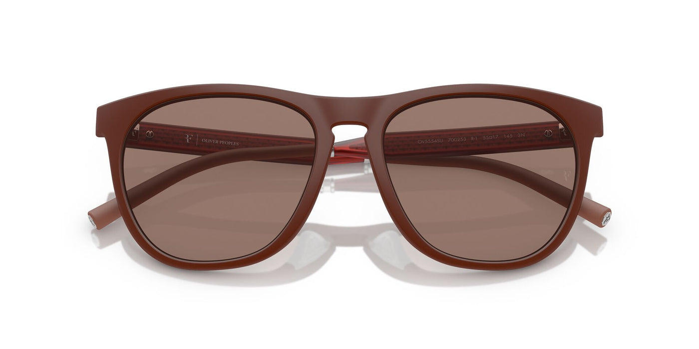 Oliver Peoples R-1 OV5554SU Semi Matte Brick/Sierra #colour_semi-matte-brick-sierra